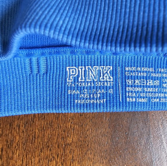 Blue sports bra by Pink - Picture 2 of 3